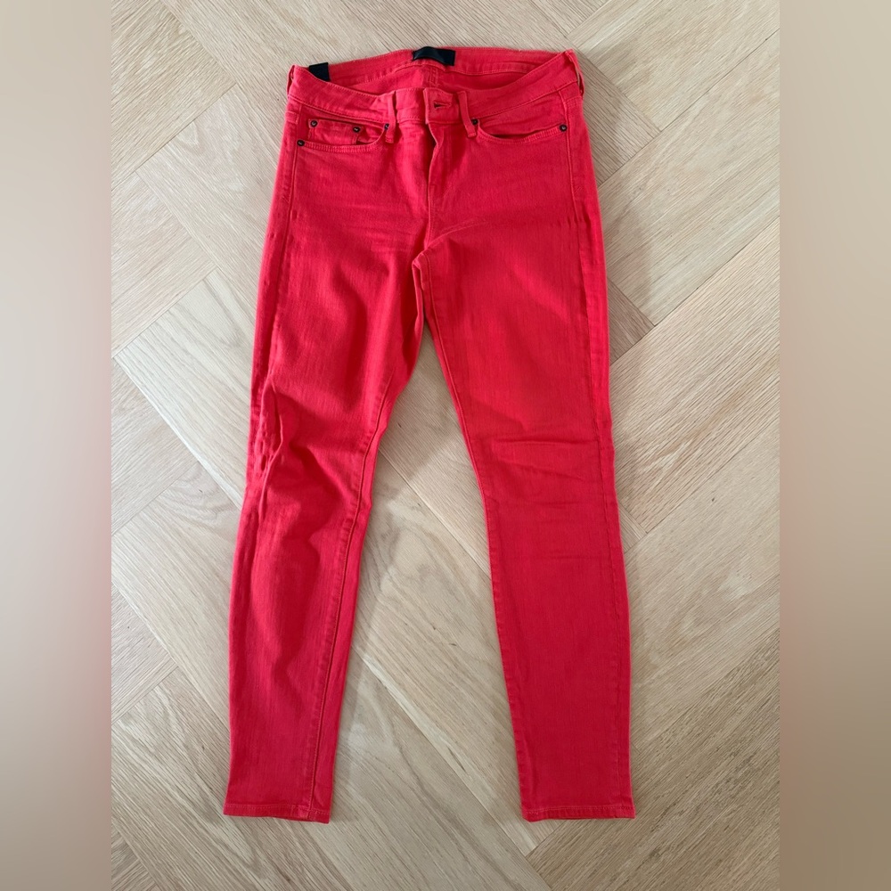 Vince Red Skinny Women's Jeans